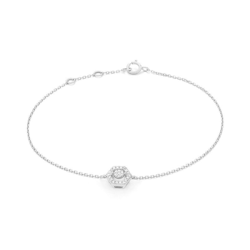 Bracelet hexagonal - Pétillante